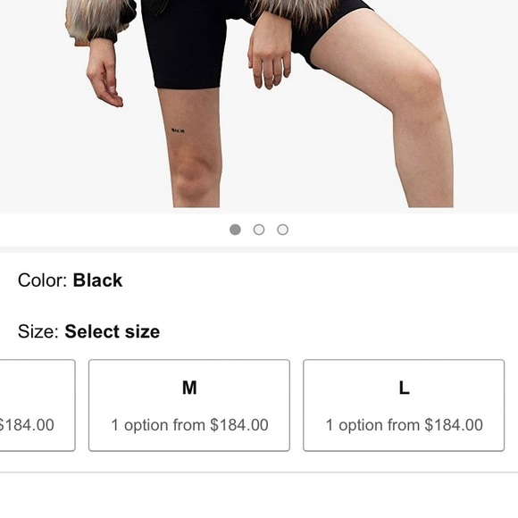 Shaci faux fur oversized bomber style jacket - Picture 15 of 15